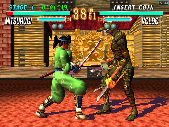 Image in-game du jeu Soul Blade sur Sony Playstation