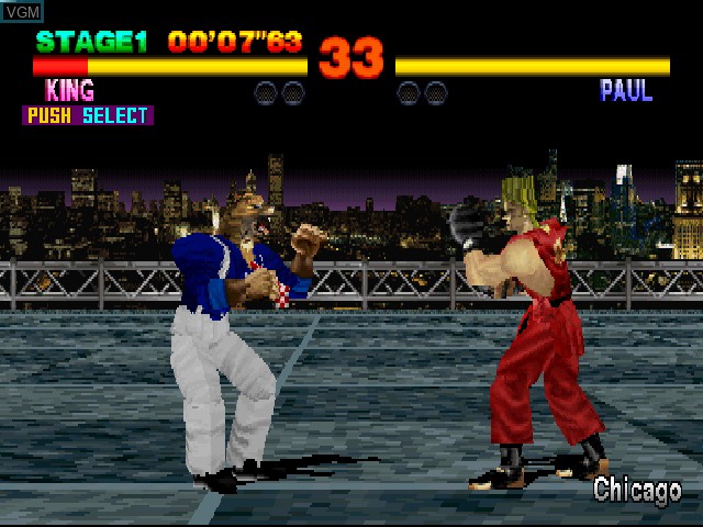 Image in-game du jeu Tekken sur Sony Playstation