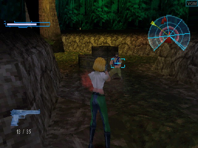 Image in-game du jeu Danger Girl sur Sony Playstation