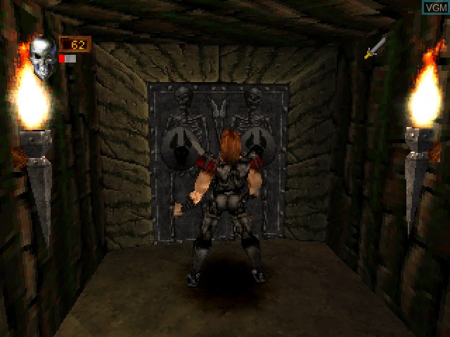 Image in-game du jeu Deathtrap Dungeon sur Sony Playstation