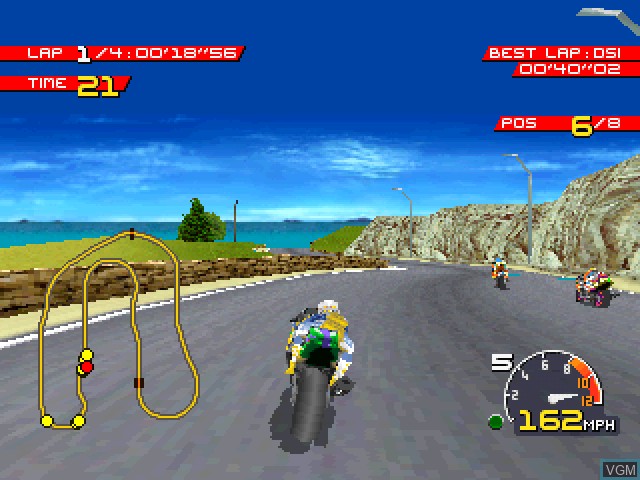 Image in-game du jeu Moto Racer sur Sony Playstation