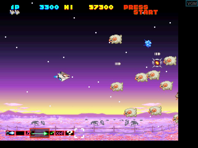 Image in-game du jeu Sexy Parodius sur Sony Playstation