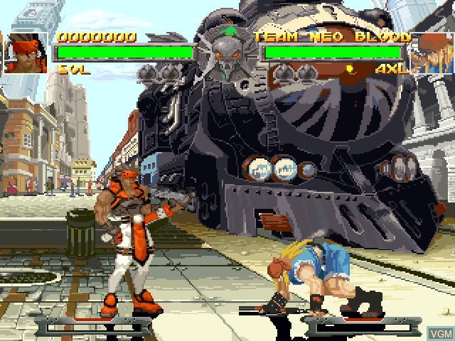 Image in-game du jeu Guilty Gear sur Sony Playstation