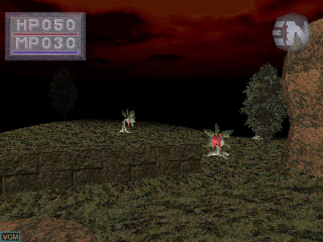 Image in-game du jeu King's Field II sur Sony Playstation