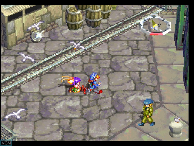 Image in-game du jeu Grandia sur Sony Playstation