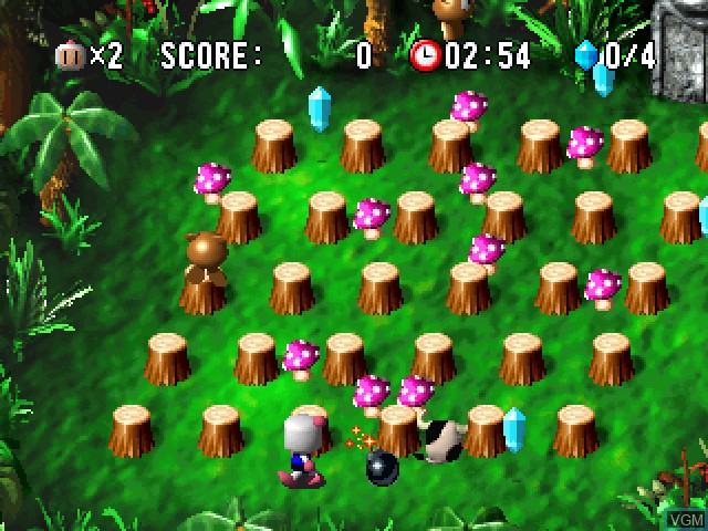 Image in-game du jeu Bomberman World sur Sony Playstation