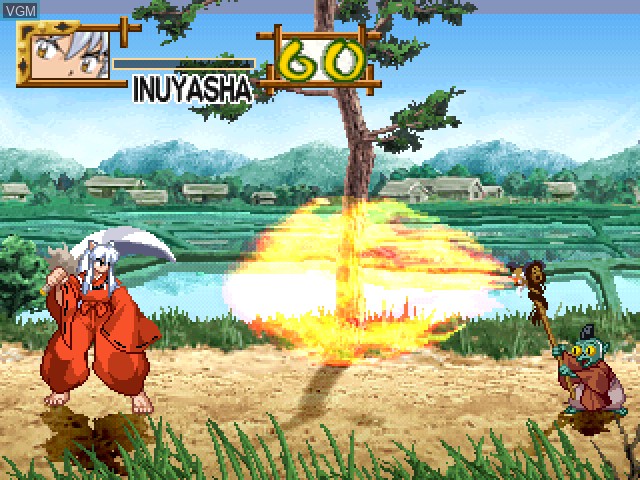 Image in-game du jeu Inuyasha - Sengoku Otogi Gassen sur Sony Playstation