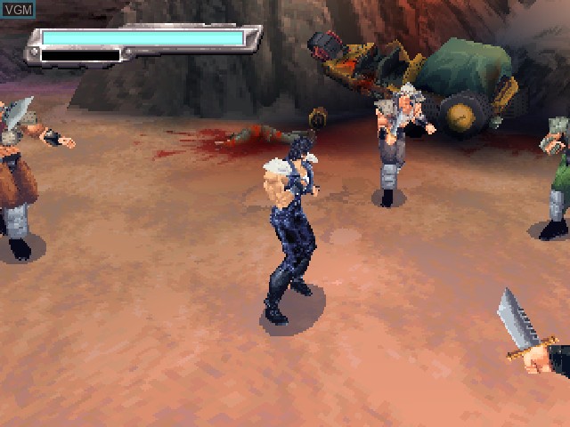 Image in-game du jeu Hokuto no Ken - Seikimatsu Kyuuseishu Densetsu sur Sony Playstation