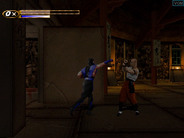Image in-game du jeu Mortal Kombat Mythologies - Sub-Zero sur Sony Playstation