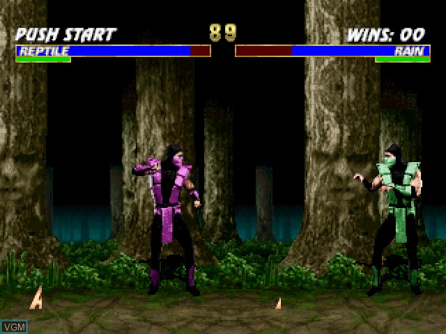 Image in-game du jeu Mortal Kombat Trilogy sur Sony Playstation