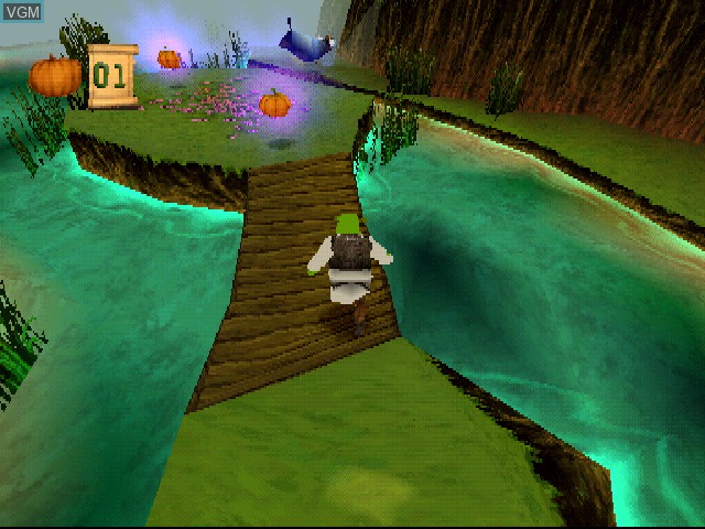 Image in-game du jeu Shrek Treasure Hunt sur Sony Playstation