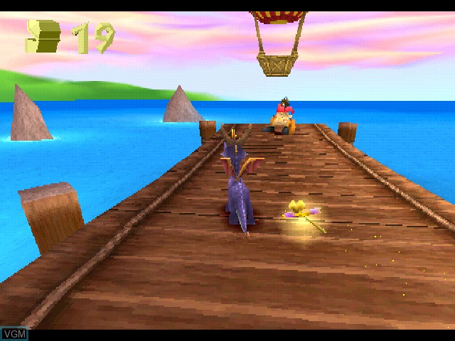 Image in-game du jeu Spyro the Dragon sur Sony Playstation