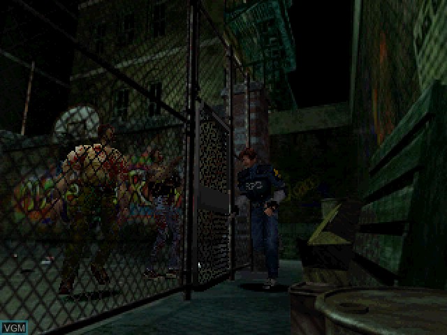 Image in-game du jeu Resident Evil 2 sur Sony Playstation