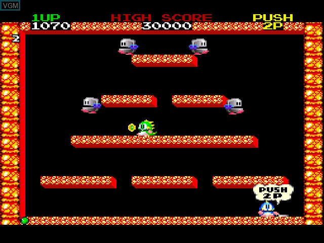 Image in-game du jeu Bubble Bobble also featuring Rainbow Islands sur Sony Playstation