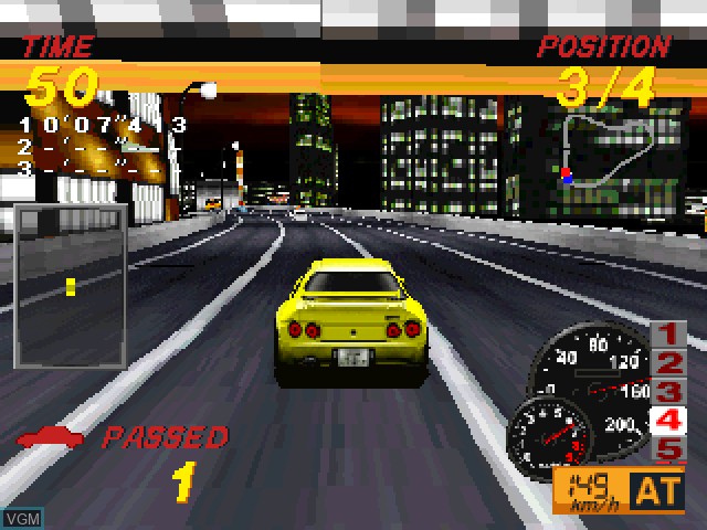 Image in-game du jeu Midnight Run - Road Fighter 2 sur Sony Playstation