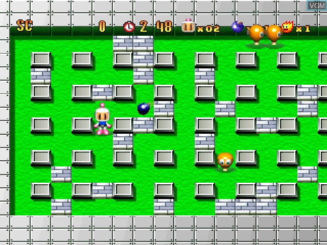 Image in-game du jeu Bomberman sur Sony Playstation
