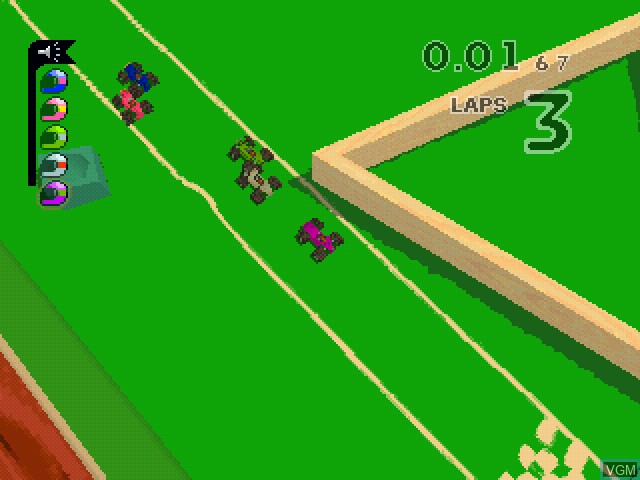 Image in-game du jeu Micro Machines V3 sur Sony Playstation