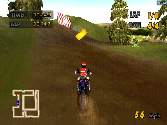 Image in-game du jeu Motocross Mania sur Sony Playstation