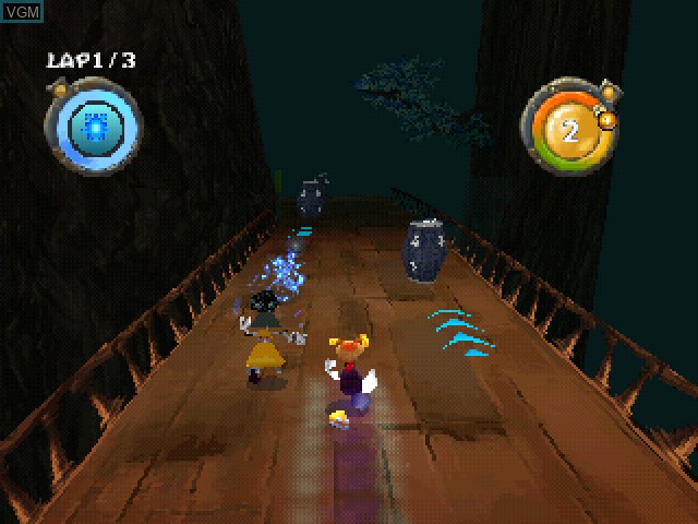 Image in-game du jeu Rayman Rush sur Sony Playstation