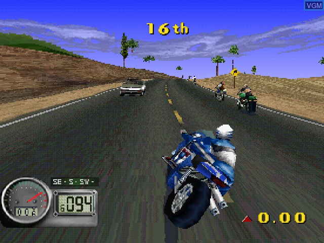 Image in-game du jeu Road Rash 3D sur Sony Playstation