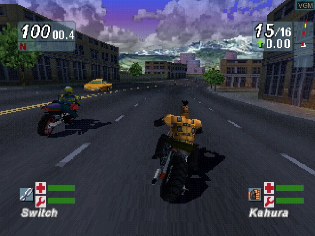 Image in-game du jeu Road Rash - Jailbreak sur Sony Playstation
