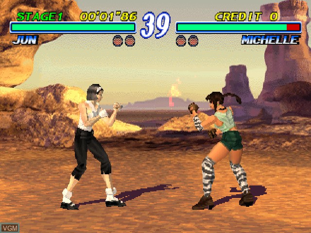 Image in-game du jeu Tekken 2 sur Sony Playstation