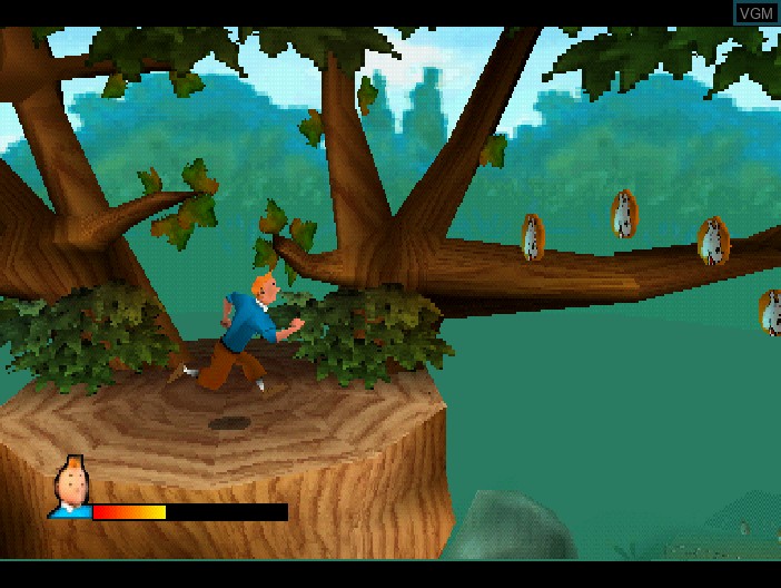 Image in-game du jeu Tintin - Destination Adventure sur Sony Playstation