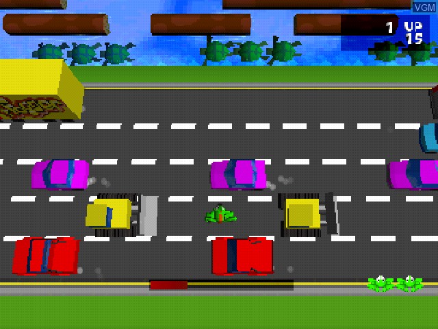 Image in-game du jeu Frogger sur Sony Playstation