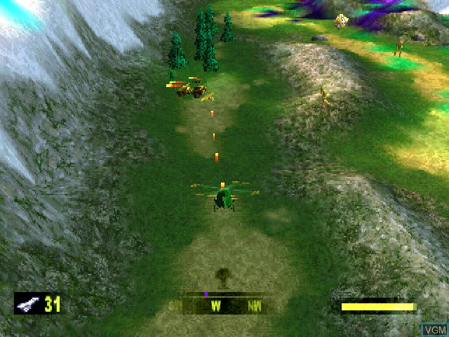 Image in-game du jeu Army Men - Air Attack sur Sony Playstation