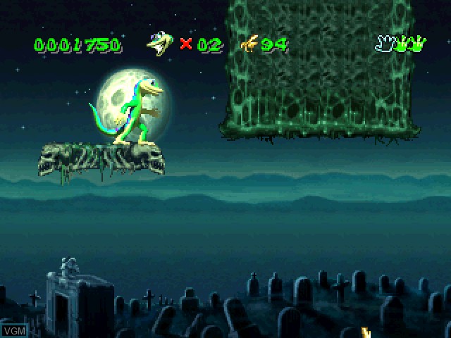 Image in-game du jeu Gex sur Sony Playstation