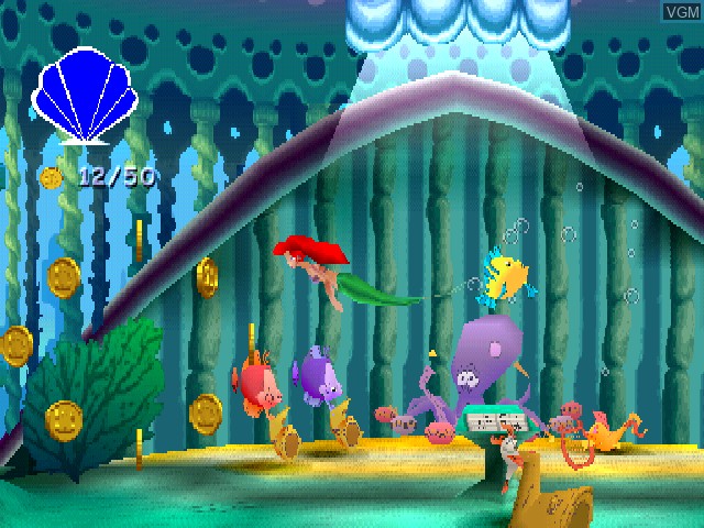 Image in-game du jeu Little Mermaid II, The sur Sony Playstation