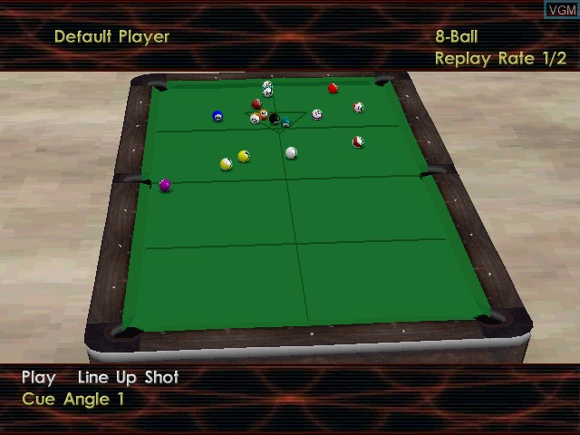 Image in-game du jeu Virtual Pool 3 sur Sony Playstation