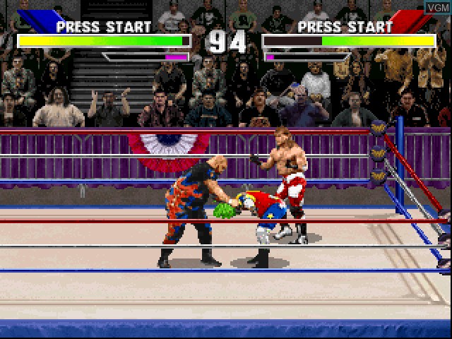 Image in-game du jeu WWF WrestleMania - The Arcade Game sur Sony Playstation