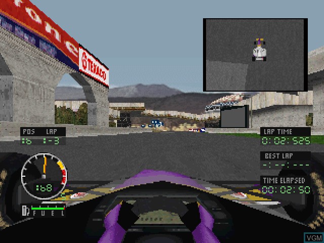 Image in-game du jeu Andretti Racing sur Sony Playstation
