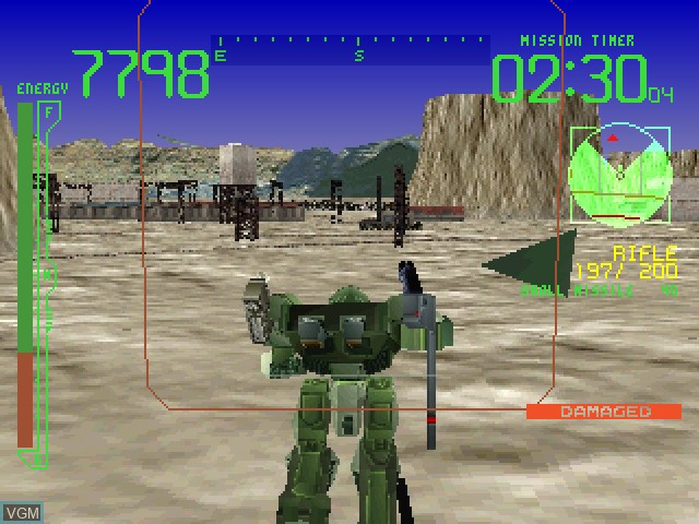 Image in-game du jeu Armored Core - Project Phantasma sur Sony Playstation