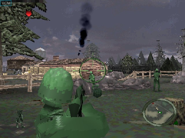 Image in-game du jeu Army Men - Land, Sea, Air sur Sony Playstation