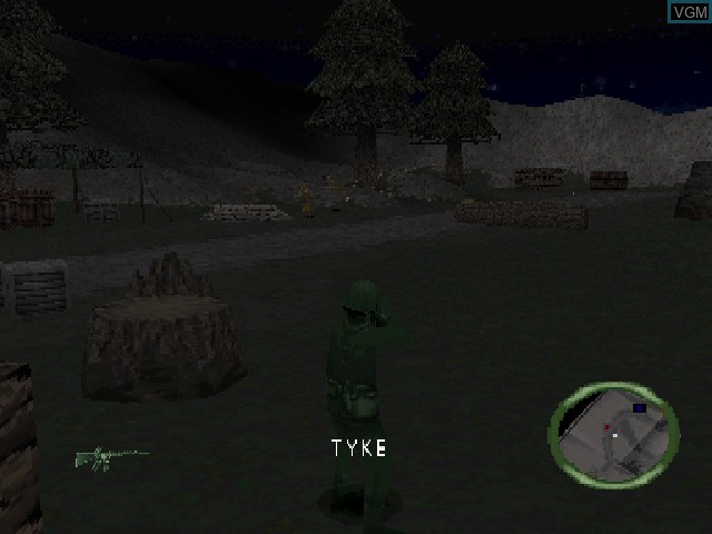 Image in-game du jeu Army Men - Team Assault sur Sony Playstation