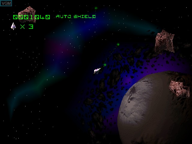 Image in-game du jeu Asteroids sur Sony Playstation