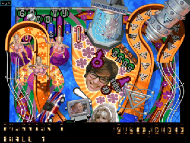 Image in-game du jeu Austin Powers Pinball sur Sony Playstation