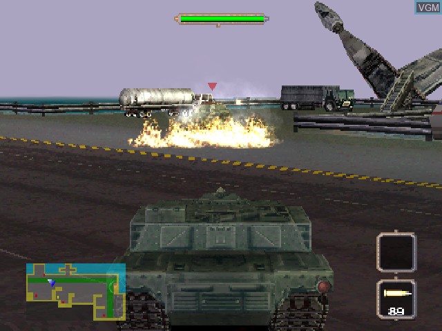 Image in-game du jeu BattleTanx - Global Assault sur Sony Playstation