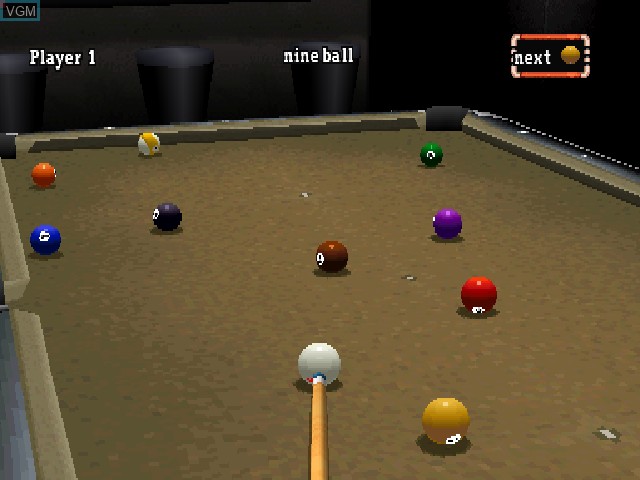 Image in-game du jeu Billiards sur Sony Playstation