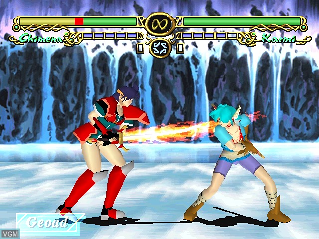 Image in-game du jeu Blue Breaker Burst - Egao no Asuni sur Sony Playstation