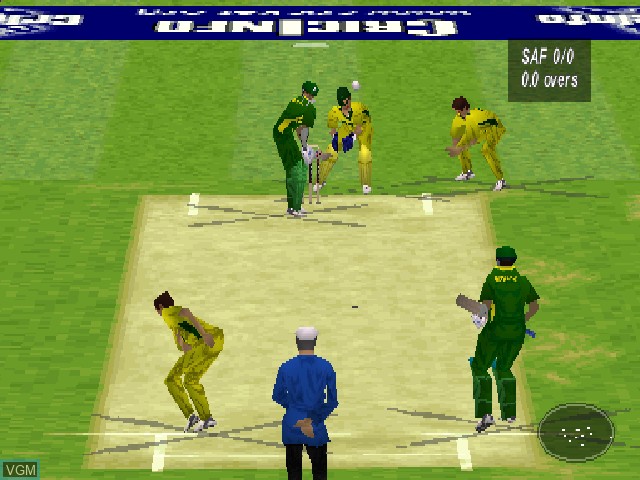 Image in-game du jeu Brian Lara Cricket sur Sony Playstation