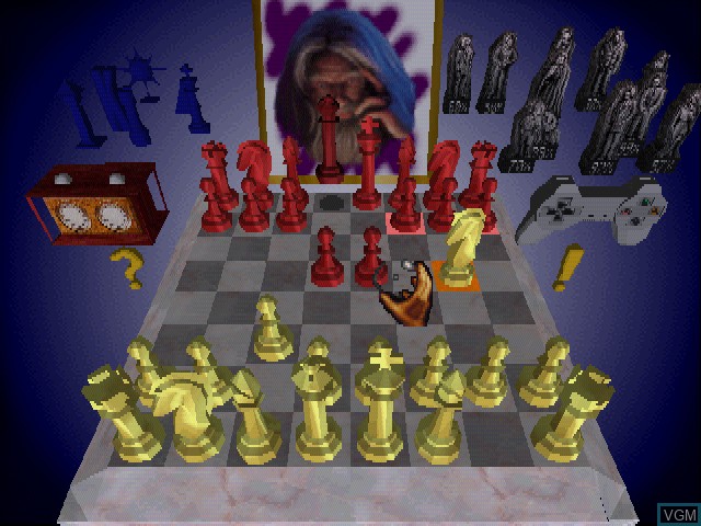 Image in-game du jeu Chessmaster 3-D , The sur Sony Playstation
