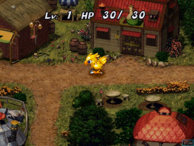 Image in-game du jeu Chocobo no Fushigi na Dungeon sur Sony Playstation