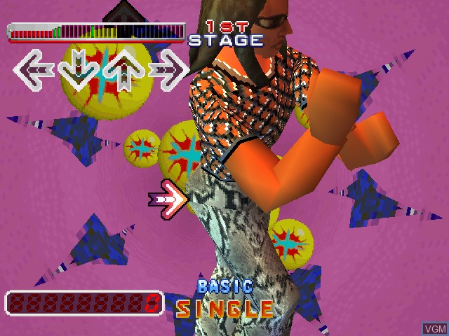 Image in-game du jeu Dance Dance Revolution 2nd Remix sur Sony Playstation
