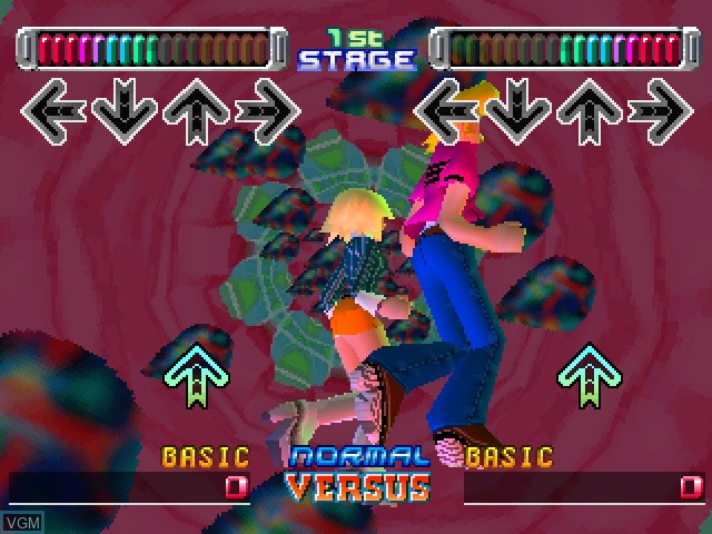 Image in-game du jeu Dance Dance Revolution Best Hits sur Sony Playstation