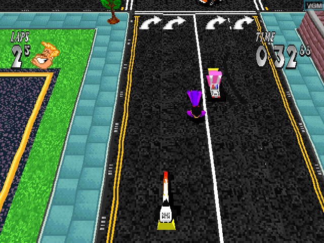 Image in-game du jeu Dare Devil Derby 3D sur Sony Playstation