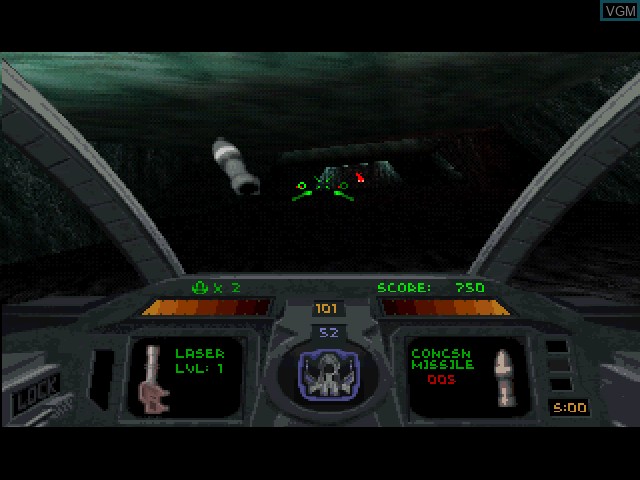 Image in-game du jeu Descent 2 sur Sony Playstation