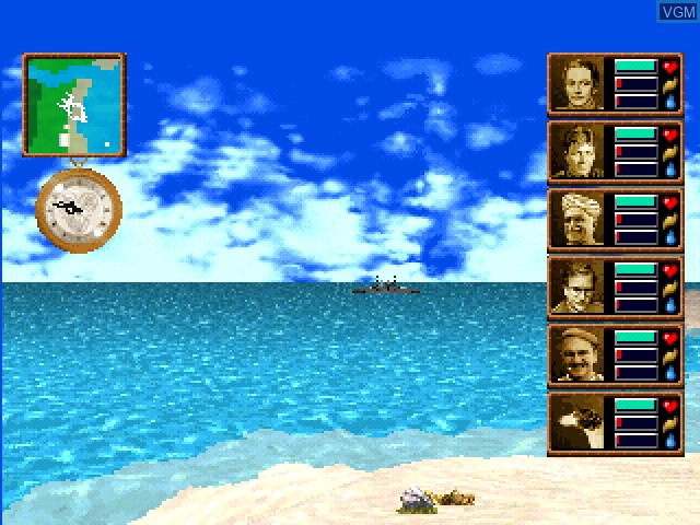 Image in-game du jeu Deserted Island sur Sony Playstation